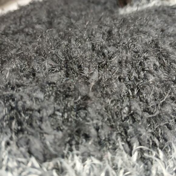 Absolutely Famous Open Cardigan/Striped /Hooded /Mohair/ Retro/Comfy - Picture 10 of 12